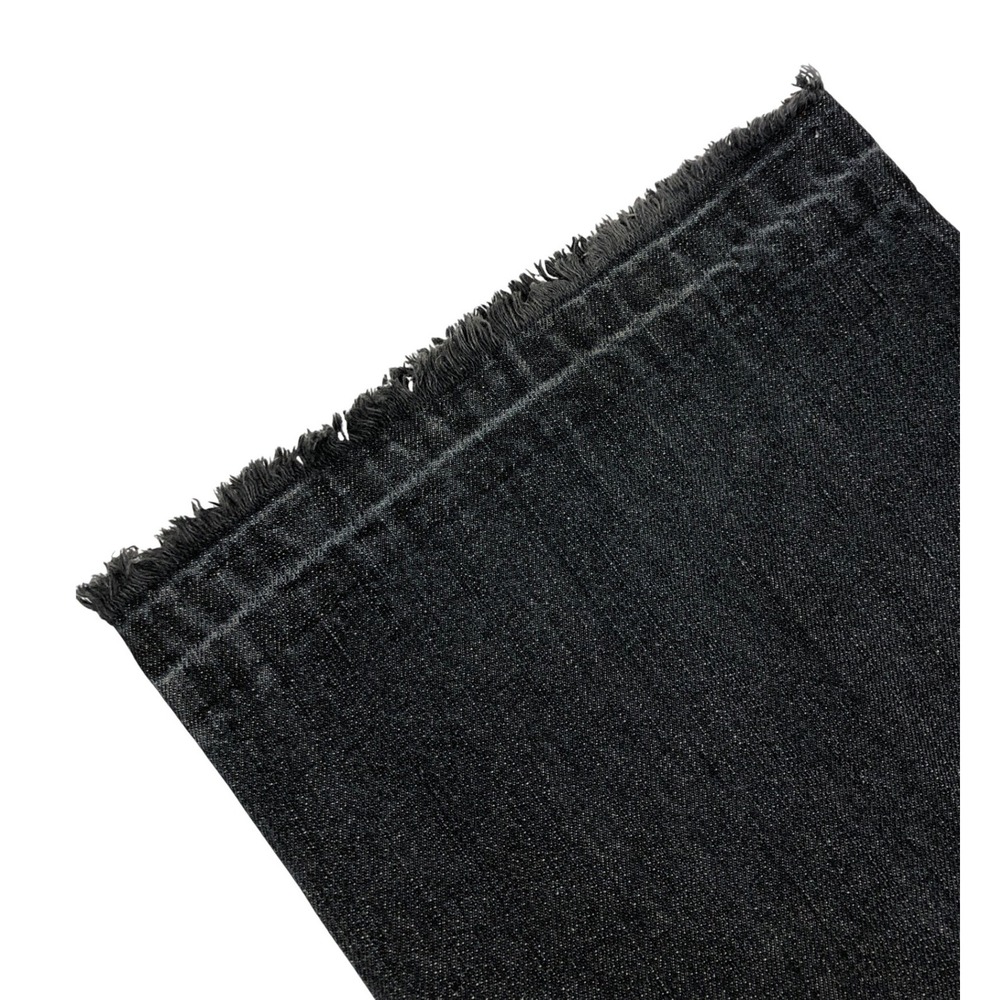 NBN Gear Mens‎ 46x32 Dark Blue Relaxed Wide Leg Raw Hem Denim Jeans Big and Tall - Picture 7 of 12